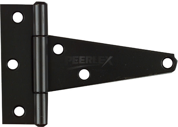 4in 5in 6in 8in 10in Heavy Duty Tee Hinge-Black